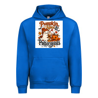 Cobalt Pumpkin Spice & Potergeist Urban Hoodie - Merry & Macabre