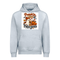 Heather Grey Pumpkin Spice & Potergeist Urban Hoodie - Merry & Macabre
