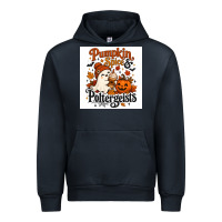 Navy Pumpkin Spice & Potergeist Urban Hoodie - Merry & Macabre