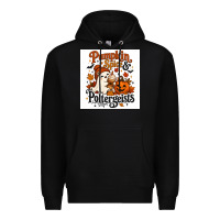 Black Pumpkin Spice & Potergeist Premium Hoodie - Merry & Macabre