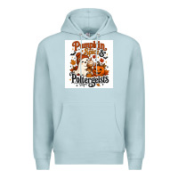Blue Mist Pumpkin Spice & Potergeist Premium Hoodie - Merry & Macabre