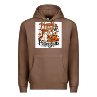 Chestnut Pumpkin Spice & Potergeist Premium Hoodie - Merry & Macabre