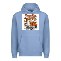 Colony Blue Pumpkin Spice & Potergeist Premium Hoodie - Merry & Macabre