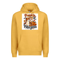 Mustard Pumpkin Spice & Potergeist Premium Hoodie - Merry & Macabre
