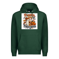 Sports Green Pumpkin Spice & Potergeist Premium Hoodie - Merry & Macabre