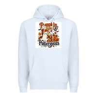 White Pumpkin Spice & Potergeist Premium Hoodie - Merry & Macabre