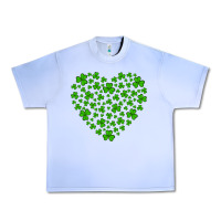 Grape Ice shamrock heart Urban Heavy Tee - Artiststas