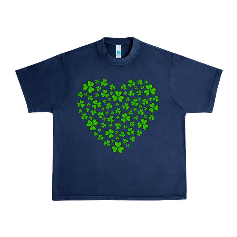 Shamrock Heart Urban Heavy Tee by Artiststas | Teevron