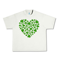 Pistachio shamrock heart Urban Heavy Tee - Artiststas
