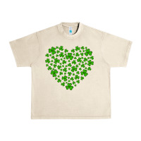 Sandshell shamrock heart Urban Heavy Tee - Artiststas