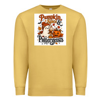 Antique Gold Pumpkin Spice & Potergeist Premium Sweatshirt - Merry & Macabre