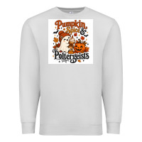 Dove Grey Pumpkin Spice & Potergeist Premium Sweatshirt - Merry & Macabre