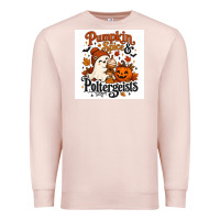 Pale Pink Pumpkin Spice & Potergeist Premium Sweatshirt - Merry & Macabre