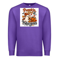 Purple Pumpkin Spice & Potergeist Premium Sweatshirt - Merry & Macabre