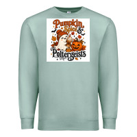 Seafoam Pumpkin Spice & Potergeist Premium Sweatshirt - Merry & Macabre