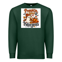 Sports Green Pumpkin Spice & Potergeist Premium Sweatshirt - Merry & Macabre