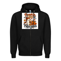 Pumpkin Spice & Potergeist Zipper Hoodie | Teevron