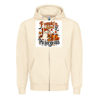 Sandshell Pumpkin Spice & Potergeist Zipper Hoodie - Merry & Macabre
