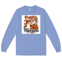 Colony Blue Pumpkin Spice & Potergeist Long Sleeve Tee - Merry & Macabre