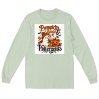 Matcha Pumpkin Spice & Potergeist Long Sleeve Tee - Merry & Macabre