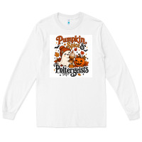 White Pumpkin Spice & Potergeist Long Sleeve Tee - Merry & Macabre