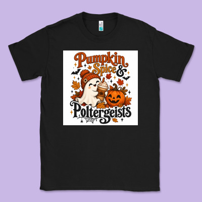 Pumpkin Spice & Potergeist Classic Tee | Teevron