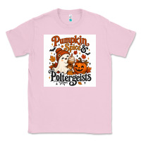 Bubblegum Pink Pumpkin Spice & Potergeist Classic Tee - Merry & Macabre