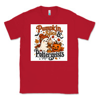 Red Pumpkin Spice & Potergeist Classic Tee - Merry & Macabre