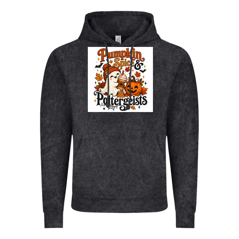 Pumpkin Spice & Potergeist Vintage Hoodie by Merry & Macabre | Teevron