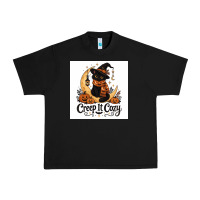 Black Creep it Cozy Urban Heavy Tee - Merry & Macabre