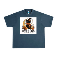 Midnight Navy Creep it Cozy Urban Heavy Tee - Merry & Macabre