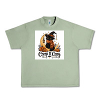 Oil Green Creep it Cozy Urban Heavy Tee - Merry & Macabre