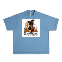 Pebble Blue Creep it Cozy Urban Heavy Tee - Merry & Macabre