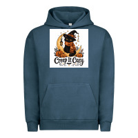 Pigment Midnight Navy Creep it Cozy Urban Hoodie - Merry & Macabre