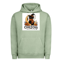 Pigment Oil Green Creep it Cozy Urban Hoodie - Merry & Macabre