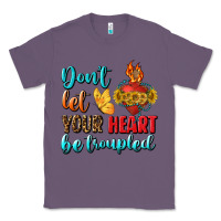 Lavender Don't Let Your Heart Be Troupled Classic Tee - BundleAndBundleShop