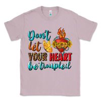 Lilac Don't Let Your Heart Be Troupled Classic Tee - BundleAndBundleShop