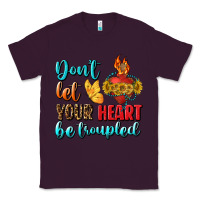 Plum Don't Let Your Heart Be Troupled Classic Tee - BundleAndBundleShop
