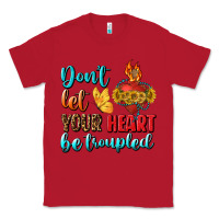 Red Don't Let Your Heart Be Troupled Classic Tee - BundleAndBundleShop