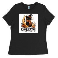 Black Creep it Cozy Ladies Tee - Merry & Macabre