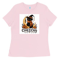 Bubblegum Pink Creep it Cozy Ladies Tee - Merry & Macabre