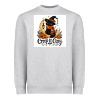 Heather Grey Creep it Cozy Heavyweight Sweatshirt - Merry & Macabre