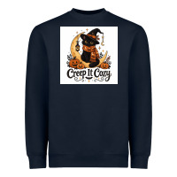 Navy Creep it Cozy Heavyweight Sweatshirt - Merry & Macabre