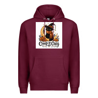 Burgundy Creep it Cozy Premium Hoodie - Merry & Macabre