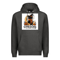 Charcoal Heather Creep it Cozy Premium Hoodie - Merry & Macabre