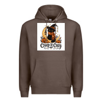 Coffee Creep it Cozy Premium Hoodie - Merry & Macabre
