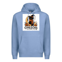 Colony Blue Creep it Cozy Premium Hoodie - Merry & Macabre