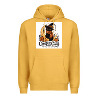 Mustard Creep it Cozy Premium Hoodie - Merry & Macabre