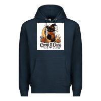 Navy Creep it Cozy Premium Hoodie - Merry & Macabre
