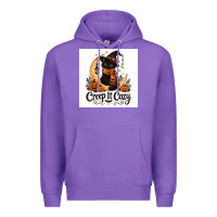 Purple Creep it Cozy Premium Hoodie - Merry & Macabre